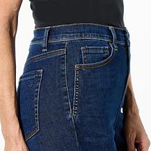 "As Is" DG2 by Diane Gilman Lux Touch Stretch Denim Straight-Leg Jean