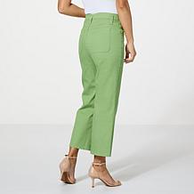 "As Is" DG2 by Diane Gilman New Classic Stretch Cropped Trouser Jean