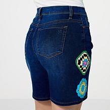 "As Is" DG2 by Diane Gilman New Classic Stretch Denim Essential Short