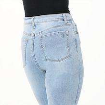 "As Is" DG2 by Diane Gilman New Classic Stretch Denim Mini Bootcut ...