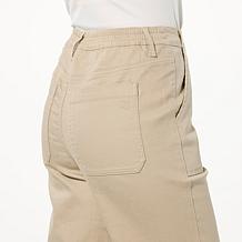 "As Is" DG2 by Diane Gilman New Classic Stretch Denim Pull-On Wide-...