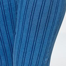 "As Is" DG2 by Diane Gilman New Classic Stretch Denim Pull-On Bermu...