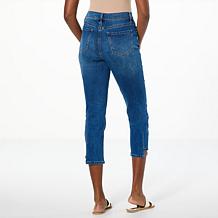 "As Is" DG2 by Diane Gilman New Classic Stretch Denim Skinny Crop Jean