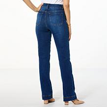 "As Is" DG2 by Diane Gilman New Classic Stretch Denim Trouser Jean