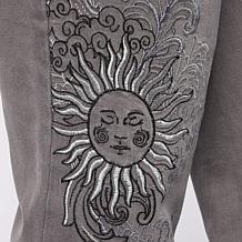 "As Is" DG2 by Diane Gilman New Classic Stretch Embroidered Girlfri...