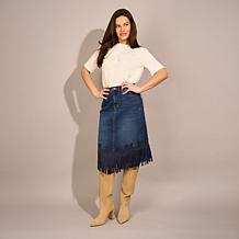 "As Is" DG2 by Diane Gilman New Classic Stretch Western Fringe-Hem ...