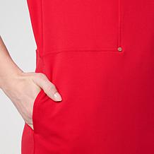 "As Is" DG2 by Diane Gilman Ponte Knit Short-Sleeve A-Line Dress