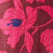 "As Is" DG2 by Diane Gilman Puff Sleeve Printed A-Line Dress