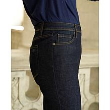 "As Is" DG2 by Diane Gilman Starlight Denim Straight-Leg Jean