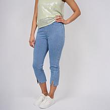 "As Is" DG2 by Diane Gilman Super Stretch Knit Denim Crop Jegging