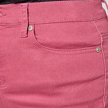 "As Is" DG2 by Diane Gilman Virtual Stretch Straight Crop Jean - Fa...