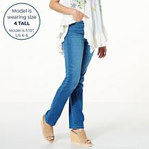 "As Is" DG2 by Diane Gilman Virtual Stretch Straight-Leg Jean 