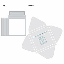 "As Is" Diamond Press 3D 5" x 5" Shadow Box and Envelope Kit