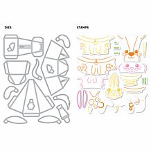 "As Is" Diamond Press Cat, Bunny or Dog Bobblehead Stamp and Die Kit