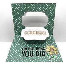 "As Is" Diamond Press Every Day Pop-Up Greetings Stamp and Die Kit