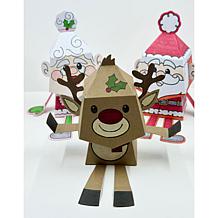 "As Is" Diamond Press Santa, Mrs. Claus & Rudolph Bobblehead Stamp ...