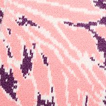 "As Is" Diane Gilman V Neck Jacquard Pullover