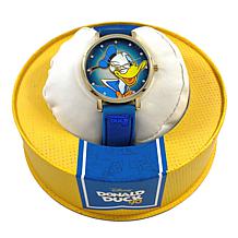 "As Is" Disney Donald Duck 90th Anniversry Special Edition Strap Watch