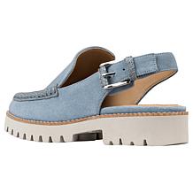 "As Is" Donald Pliner Essex Modern Leather Slingback Loafer