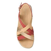 "As Is" easy spirit Indie Leather Platform Sandal