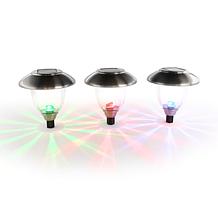 "As Is" Eveready 8-piece Solar Color on Demand Pathway Lights