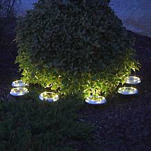 "As Is" Eveready Solar Multi-Direction Disc Lights - 8-pack