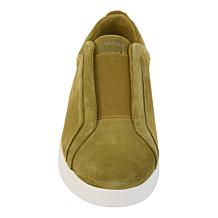 "As Is" FitFlop Rally Elastic Leather/Suede Slip-On Sneaker