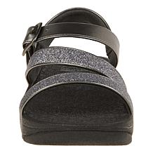 "As Is" FitFlop Skinny II Glitterdust Z-Strap Sandals