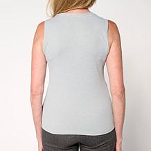 "As Is" G by Giuliana 2-pack Ribbed Knit V-Neck Tanks
