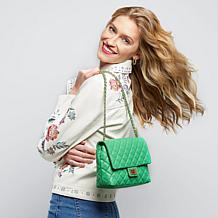 "As Is" G by Giuliana Black Label Quilted Leather Crossbody