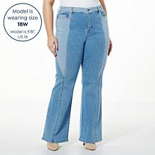 "As Is" G by Giuliana Echochic Seamed Flare Leg Jean