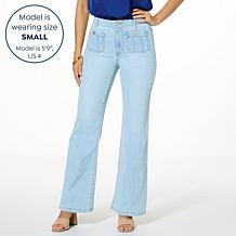 "As Is" G by Giuliana EcoChic High-Rise Wide-Leg Jean