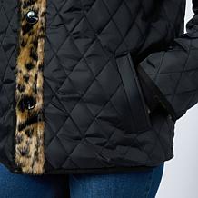 "As Is" G by Giuliana Faux Fur Reversible Jacket