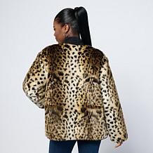 "As Is" G by Giuliana Faux Fur Reversible Jacket