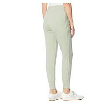 "As Is" G by Giuliana Faux Leather Trim Ponte Knit Jogger Pant