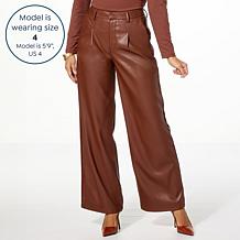 "As Is" G by Giuliana Faux Leather Trouser
