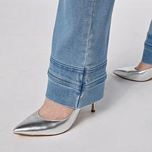 "As Is" G by Giuliana G-Soft Denim Flare-Leg Jean with Double Cuff