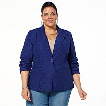 "As Is" G by Giuliana Lace Girlfriend Blazer