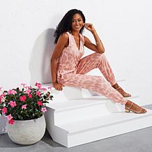 "As Is" G by Giuliana LounGy SoSoft Knit Jogger Jumpsuit