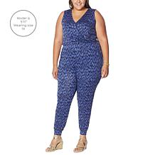 "As Is" G by Giuliana LounGy SoSoft Knit Jogger Jumpsuit