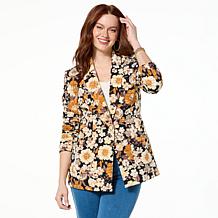 "As Is" G by Giuliana Printed Knit Blazer