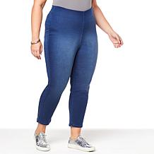 "As Is" G by Giuliana Retro Slim Crop Pant with Hide-and-Chic Waist...