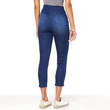 "As Is" G by Giuliana Retro Slim Crop Pant with Hide-and-Chic Waist...