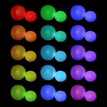 "As Is" GB Home & Garden Color Changing Floating Balls - 4-pack