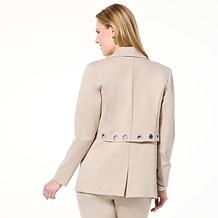 "As Is" GREY by Jhoan Sebastian Grey 3-in-1 Ponte Blazer