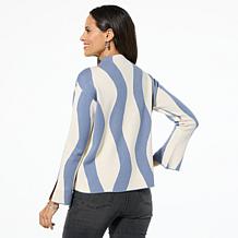 "As Is" GREY by Jhoan Sebastian Grey Abstract Print Pullover Sweater