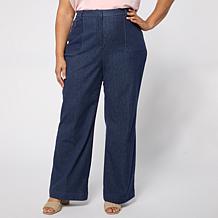 "As Is" Grey by Jhoan Sebastian Grey Flared Denim Knit Pant