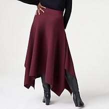 "As Is" Grey by JSG Asymmetrical Sweater Skirt