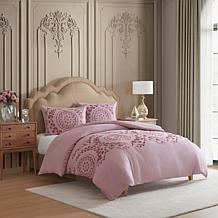 "As Is" Highclere Castle Aubrey 3-piece Duvet Cover Set -Twin