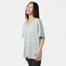 "As Is" HUE 2-pack Oversized Boyfriend Tee